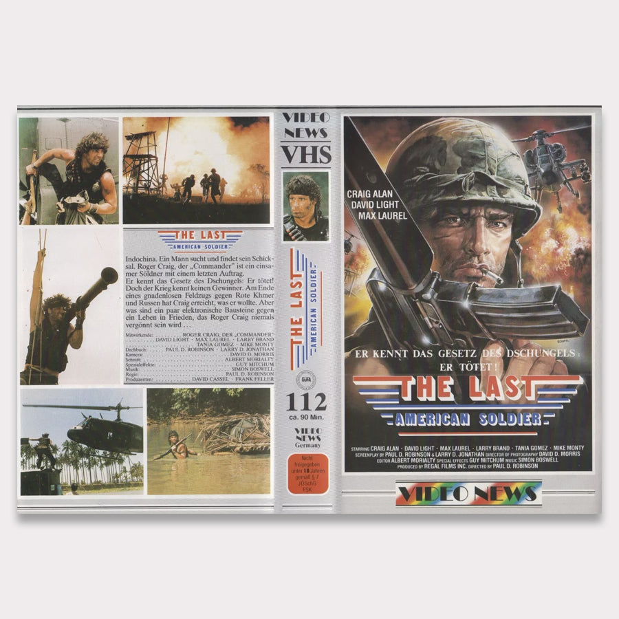 Le dernier soldat américain [insert VHS (sans cassette/boîtier)]