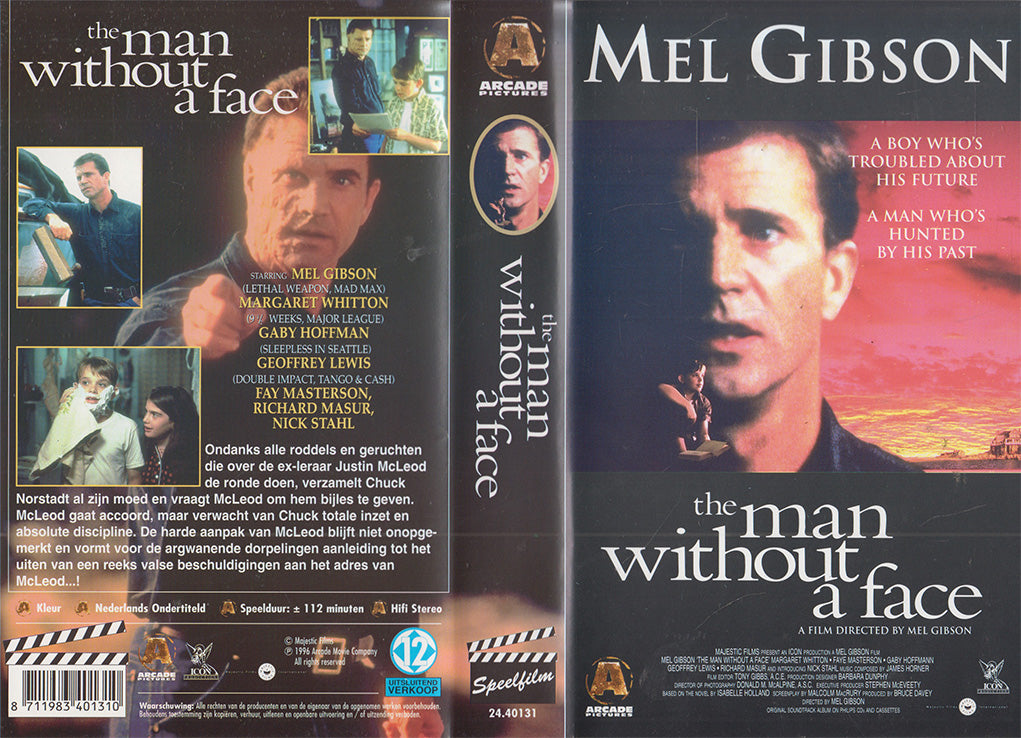 The Man Without a Face (VHS - 1996 - NL)