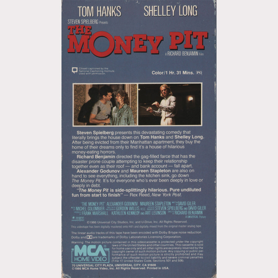 The Money Pit (VHS - US)