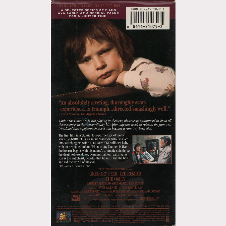 The Omen (VHS - 1996 - US)