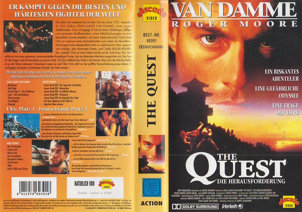 The Quest - The Challenge (VHS - DE)