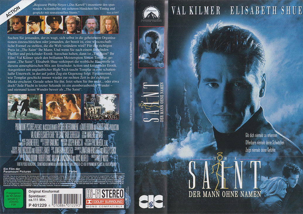 The Saint - The Man Without a Name (VHS - 1998 - DE)