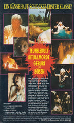 The Sect New Vision VHS Kassette Cover back