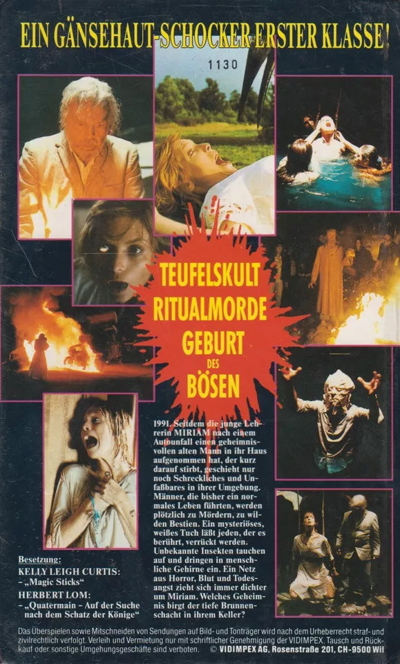 The Sect New Vision VHS Kassette Cover back