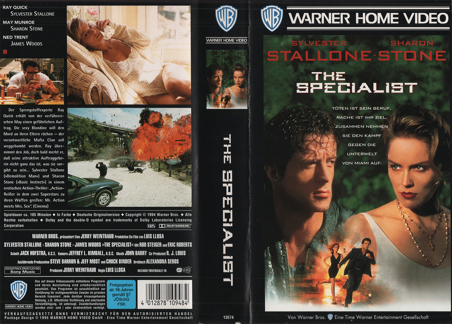 The Specialist (VHS - 1995 - DE)