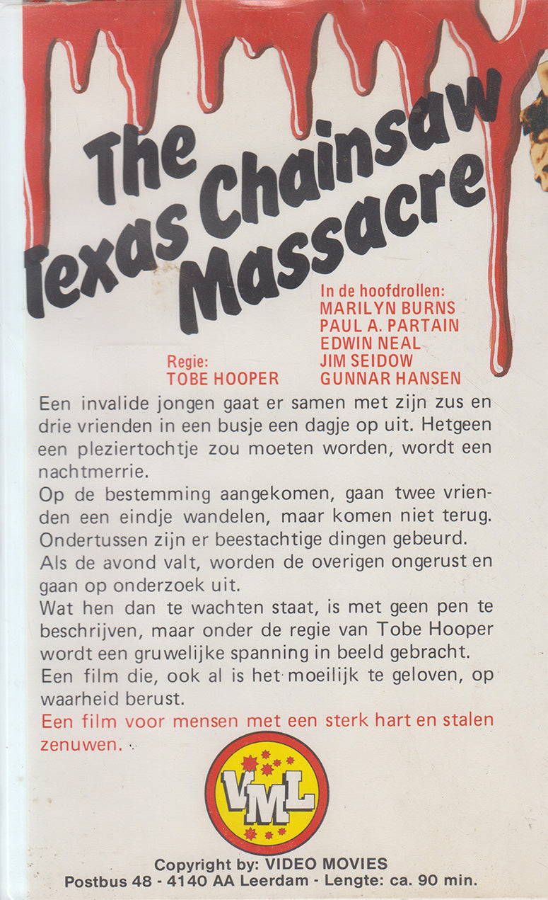 Massacre à la tronçonneuse (VHS - NL)