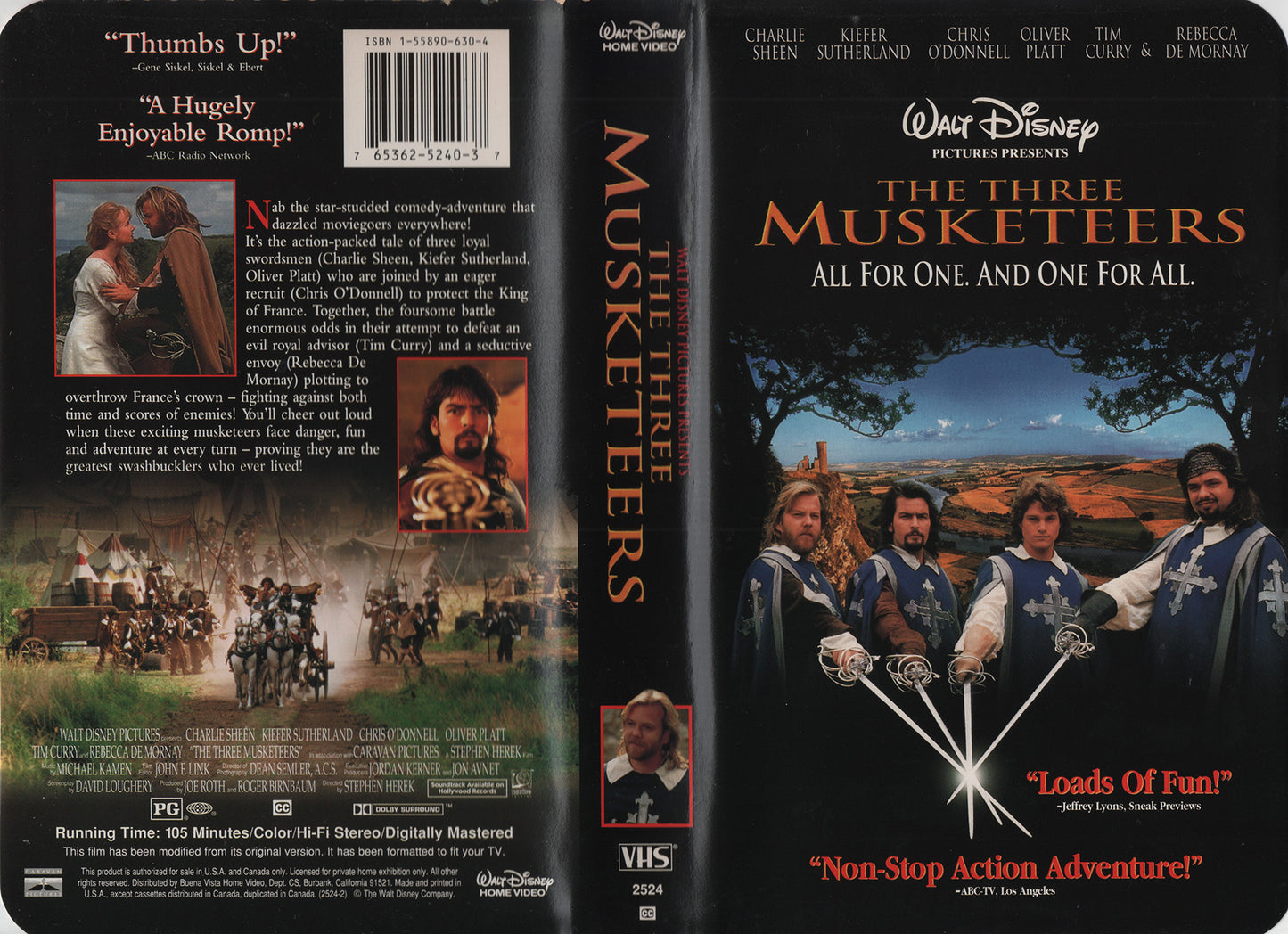 The Three Musketeers (VHS - DE)