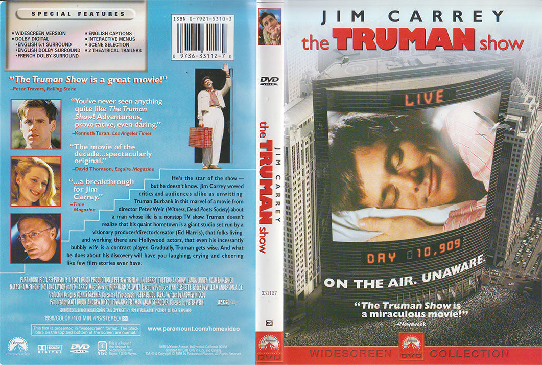Le Truman Show (DVD - 1999 - États-Unis)
