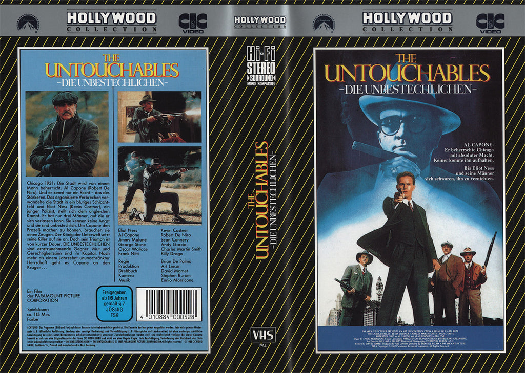 The Untouchables - Die Unbestechlichen (VHS - DE)