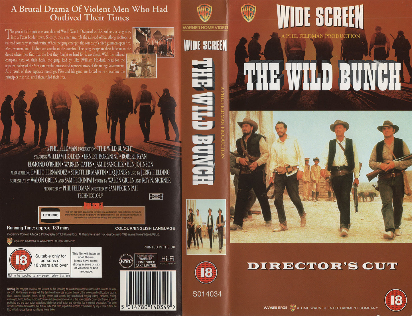 The Wild Bunch (VHS - 1996 - UK)