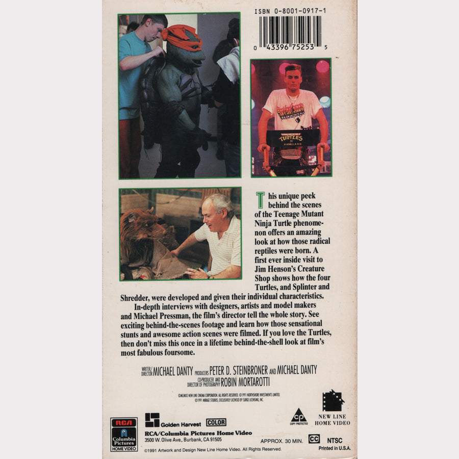The Making of 'Teenage Mutant Ninja Turtles': Behind the Shells (VHS - 1991 - US)
