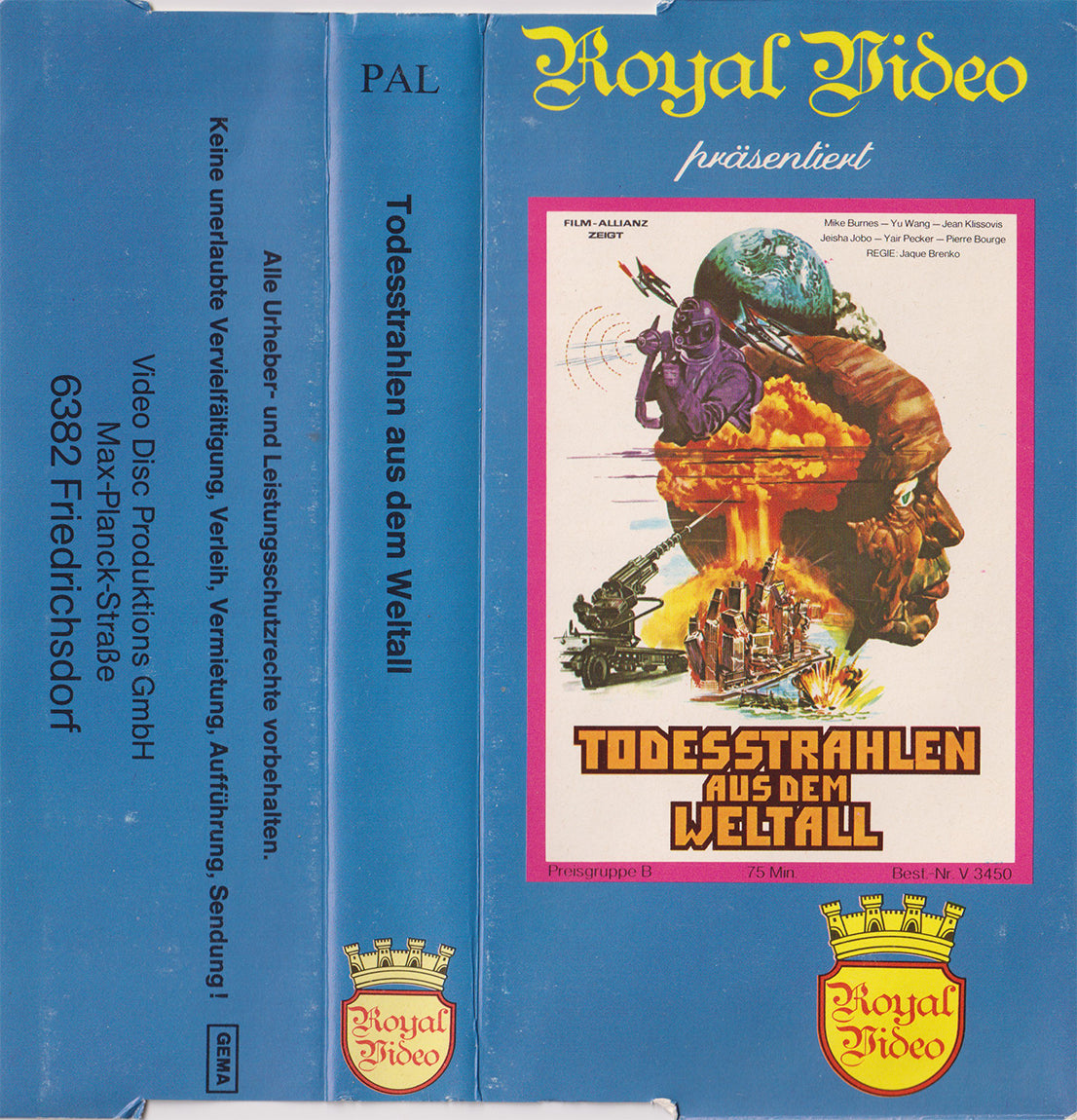 Todesstrahlen aus dem Weltall (VHS - DE)