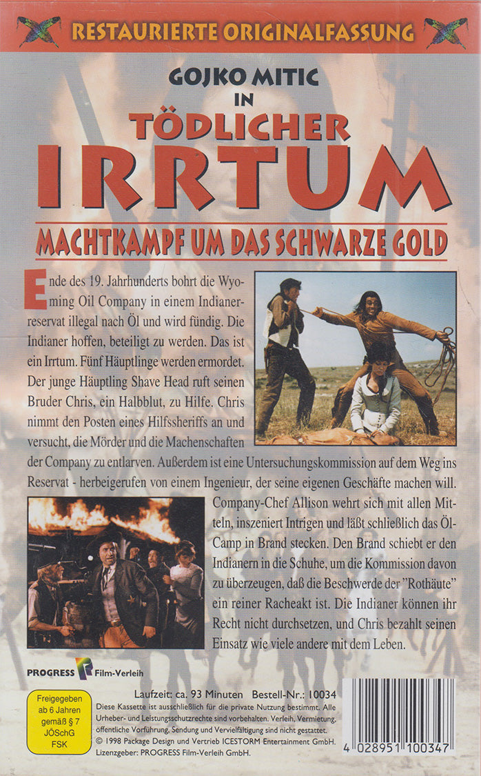 Tödlicher Irrtum - Machtkampf um das schwarze Gold (VHS - 1998 - DE)