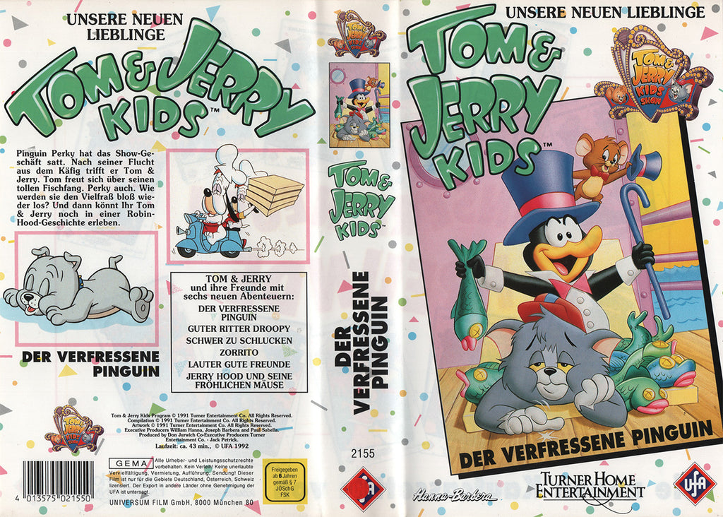 Tom & Jerry Kids: Der verfressene Pinguin (VHS - 1992 - DE)