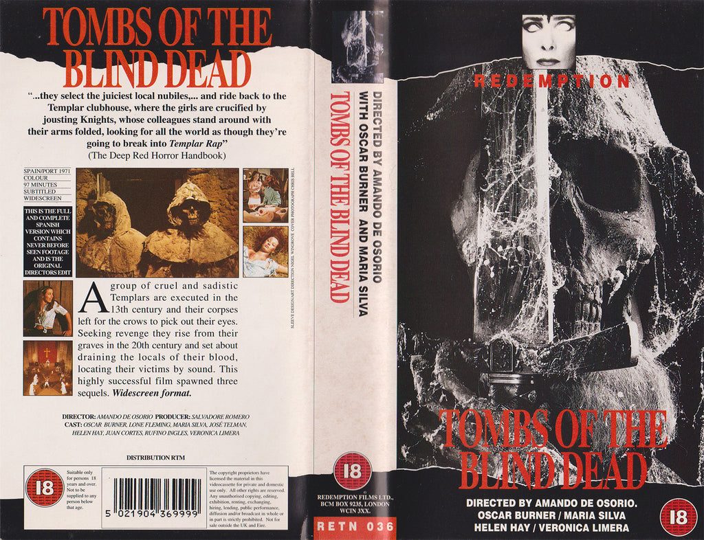 Tombs of the Blind Dead (VHS - UK)
