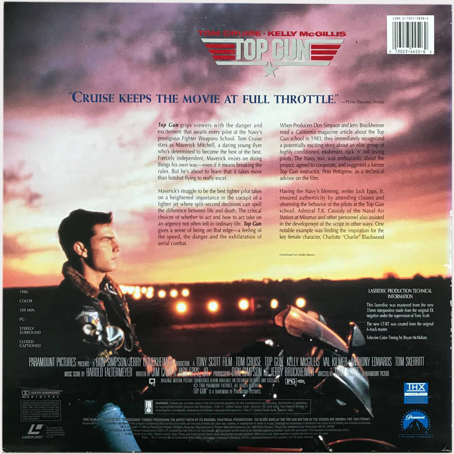 Top Gun (Laserdisc - 1995 - États-Unis)