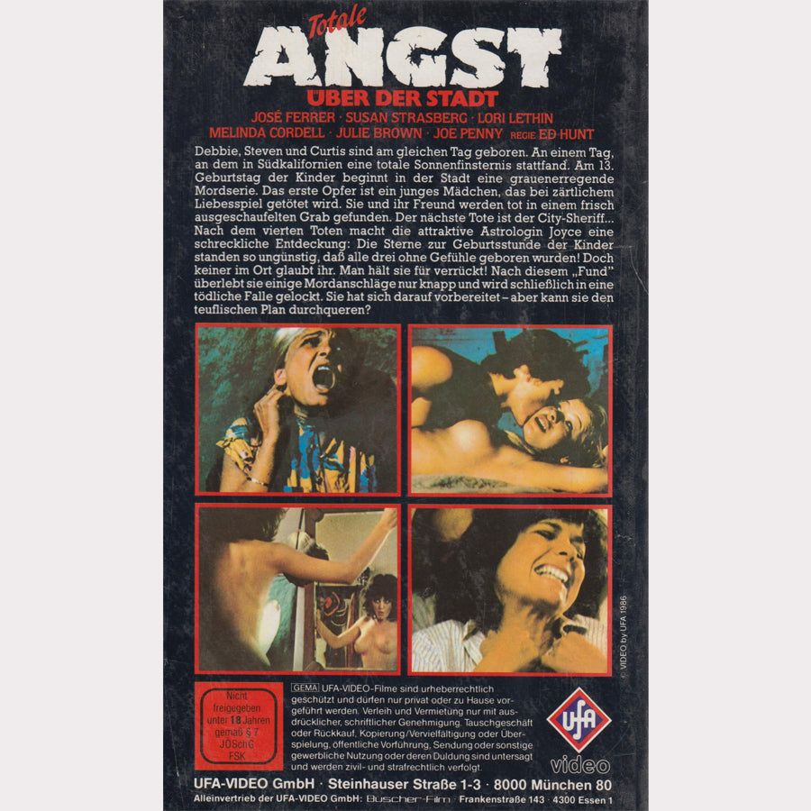 Totale Angst über der Stadt (VHS -1986 - DE)