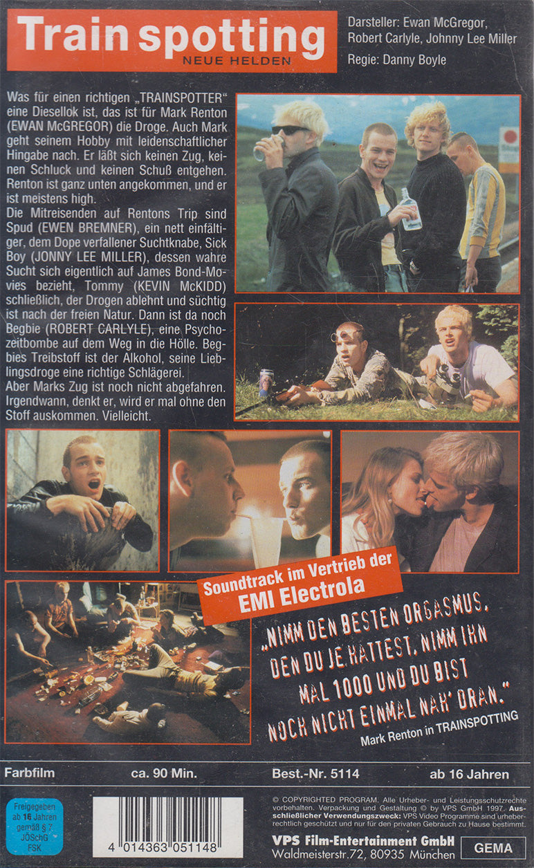 Trainspotting - Nouveaux Héros (VHS - 1997 - DE)