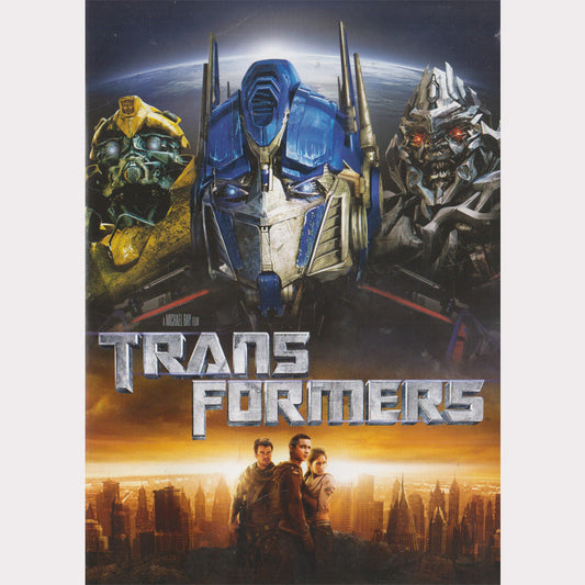 Cover der DVD von Transformers erschienen bei Paramount im Jahr 2008