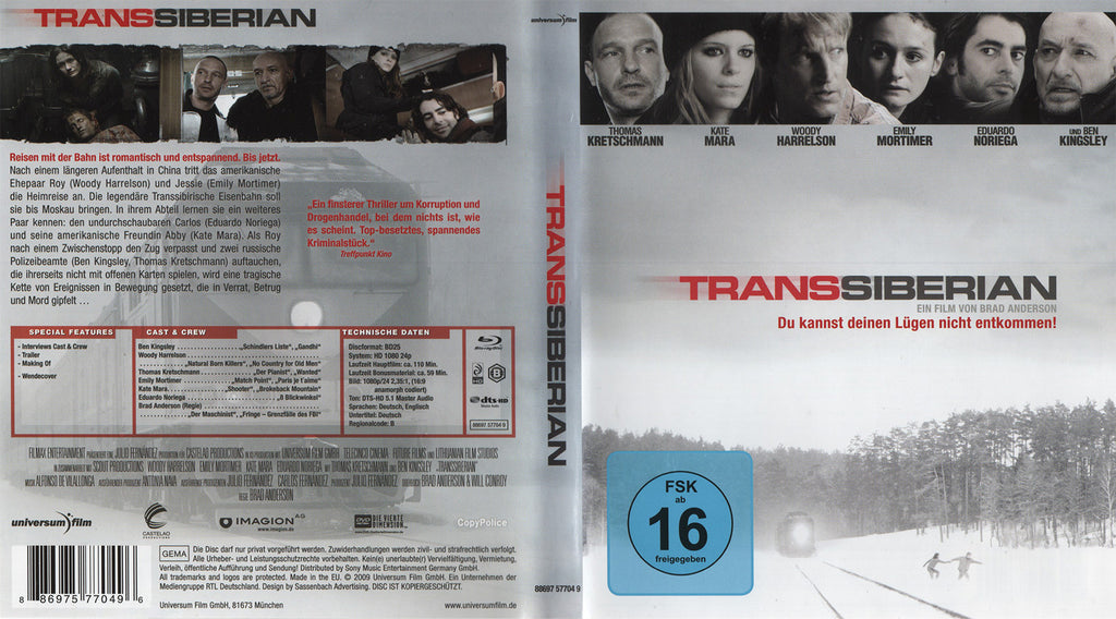 Transsiberian (Blu-ray - 2009 - DE)