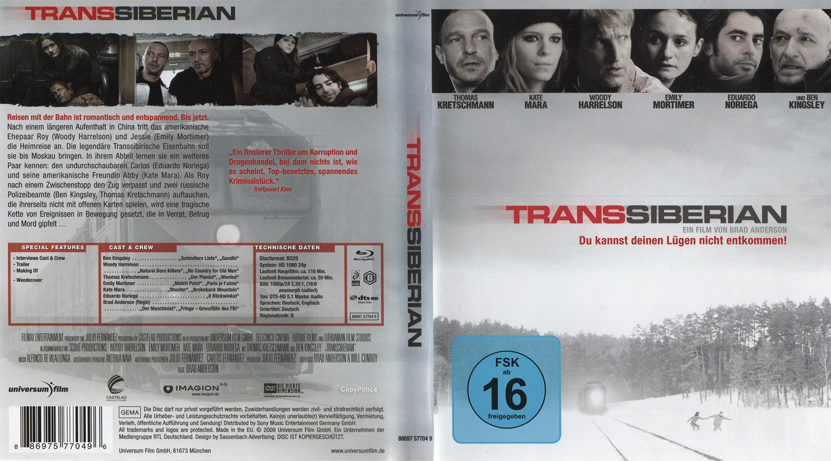 Transsiberian (Blu-ray - 2009 - DE)