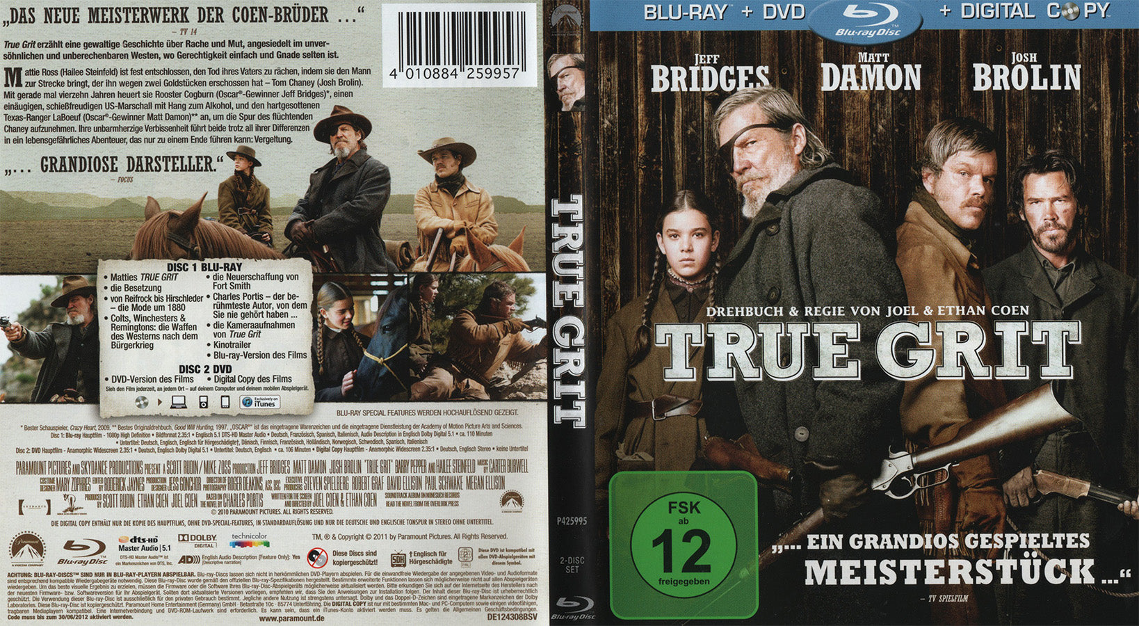 True Grit (Blu-ray+DVD - 2011 - DE)
