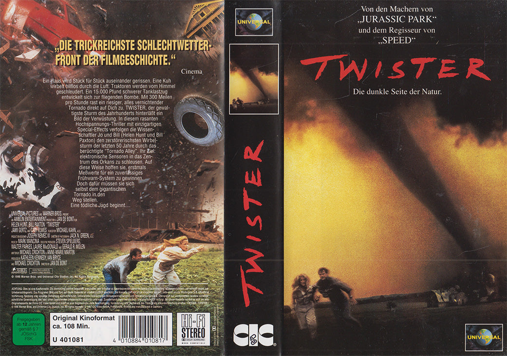 Twister (VHS - 1997 - DE)