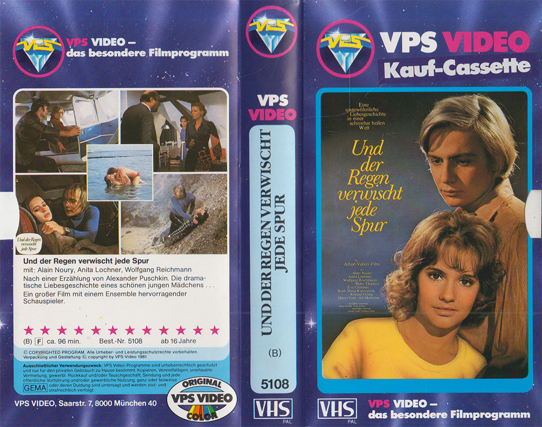 Et la pluie efface toutes les traces (VHS - 1981 - DE)