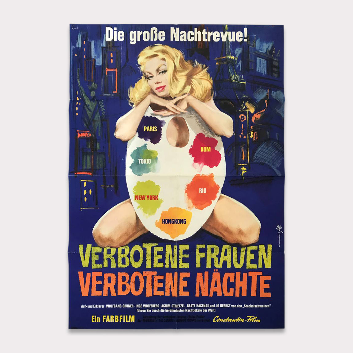 Verbotene Frauen - verbotene Nächte | DIN A1 Filmplakat