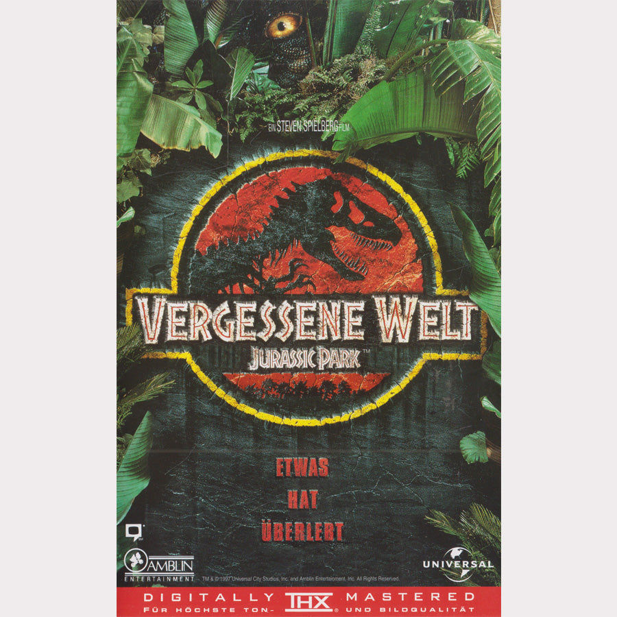 Vergessene Welt - Jurassic Park (VHS - 1998 - DE)