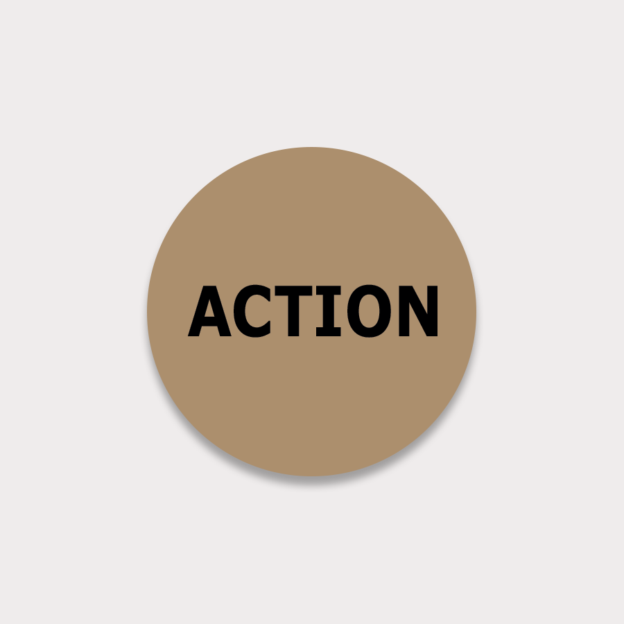 Action VHS Stickers 10-pack