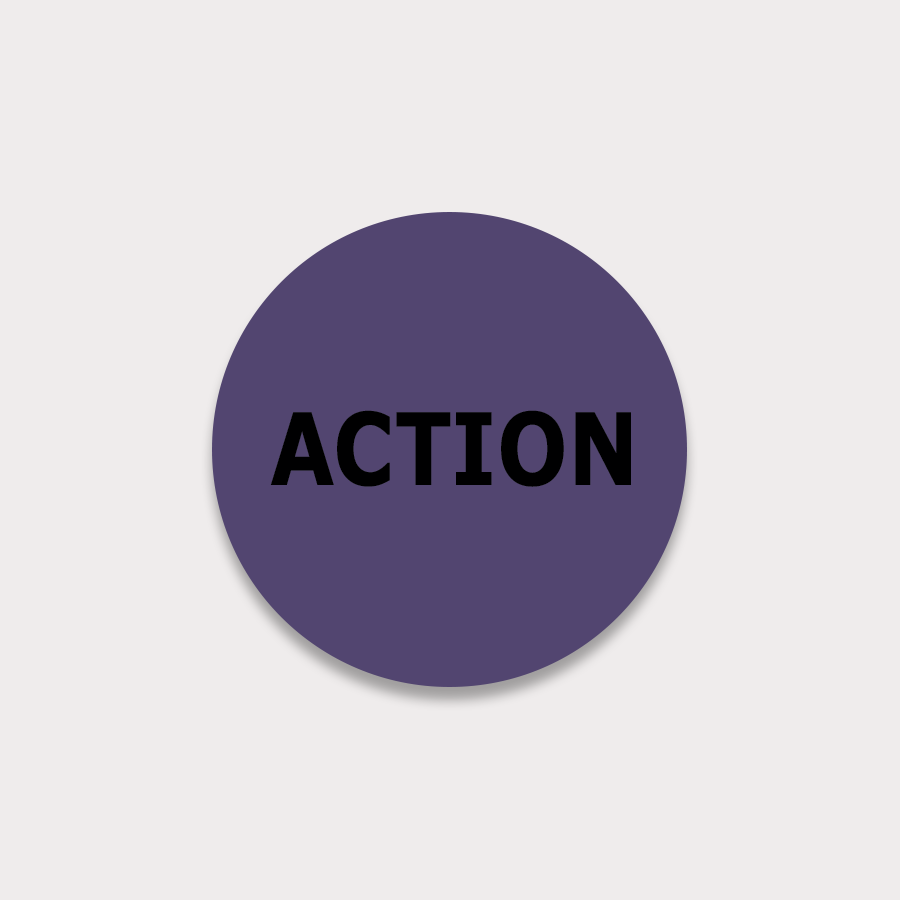Action VHS Stickers 10-pack