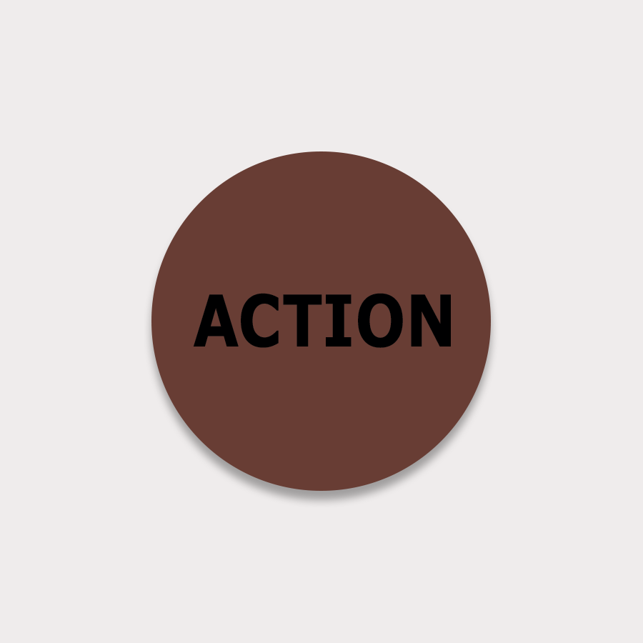 Action VHS Stickers 10-pack