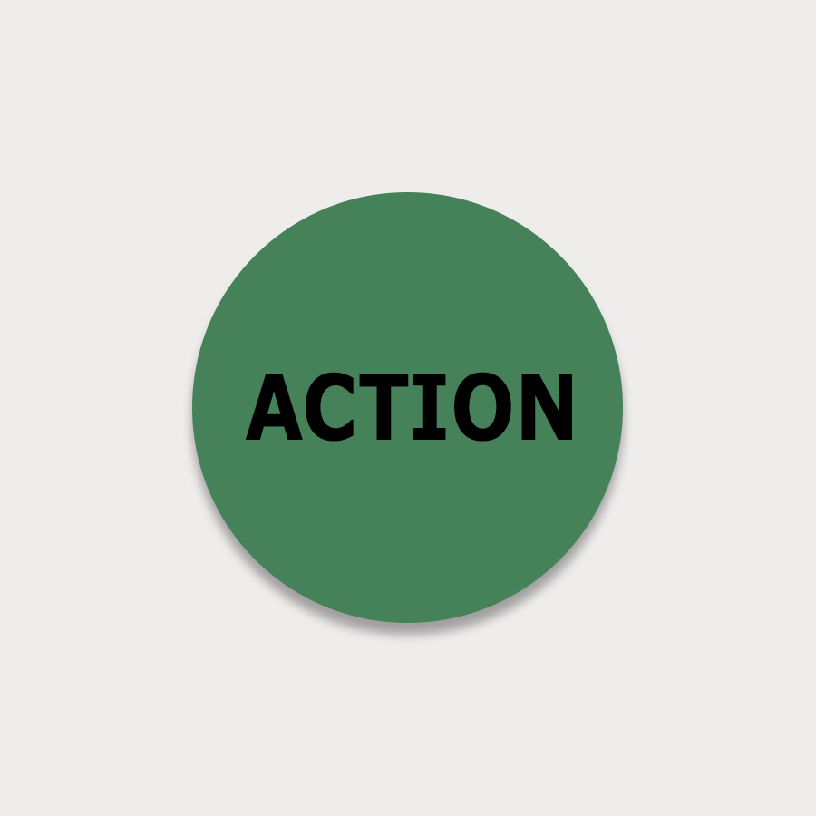Action VHS Stickers 10-pack