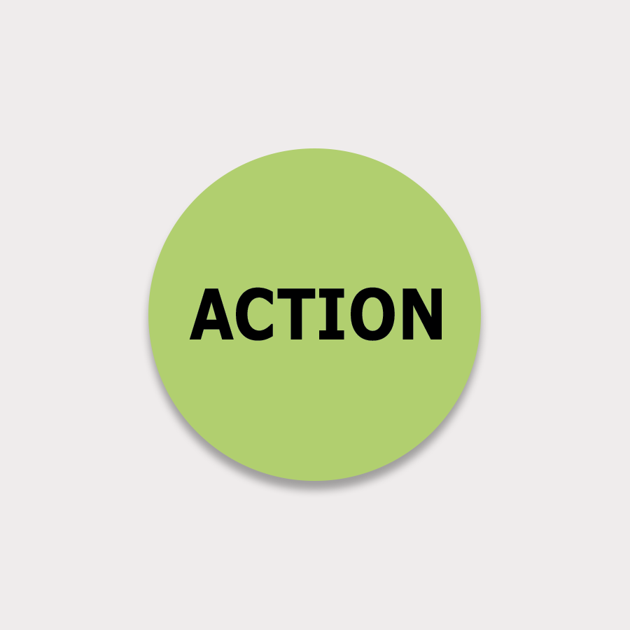 Action VHS Stickers 10-pack