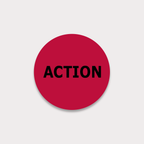 Action VHS Stickers 10-pack