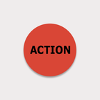 Action VHS Stickers 10-pack