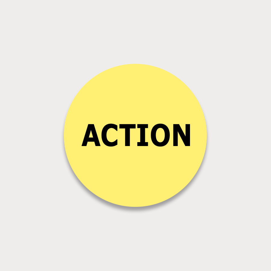 Action VHS Stickers 10-pack