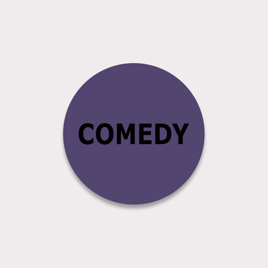 Comedy VHS Stickers, 10-pack