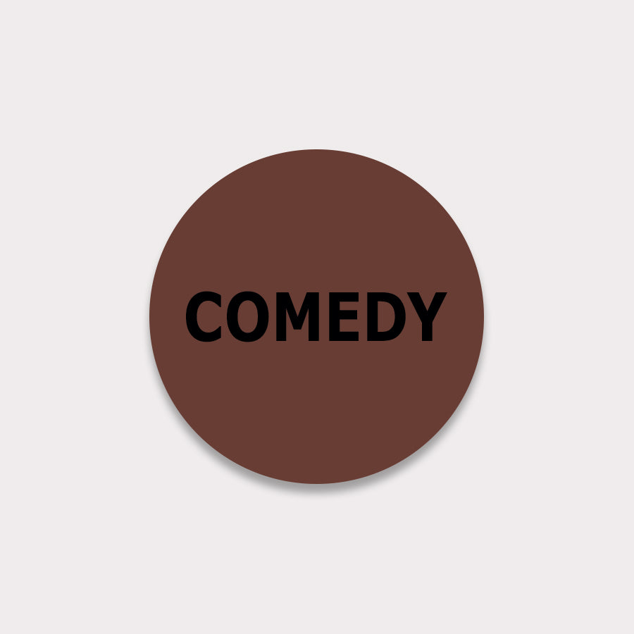 Comedy VHS Stickers, 10-pack