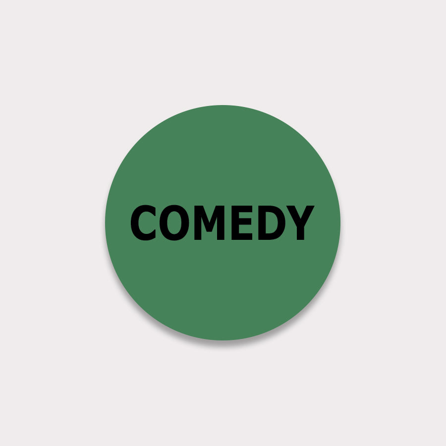 Comedy VHS Stickers, 10-pack