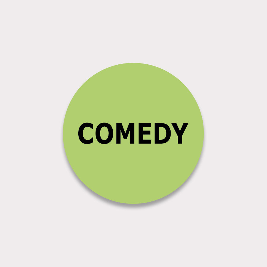 Comedy VHS Stickers, 10-pack