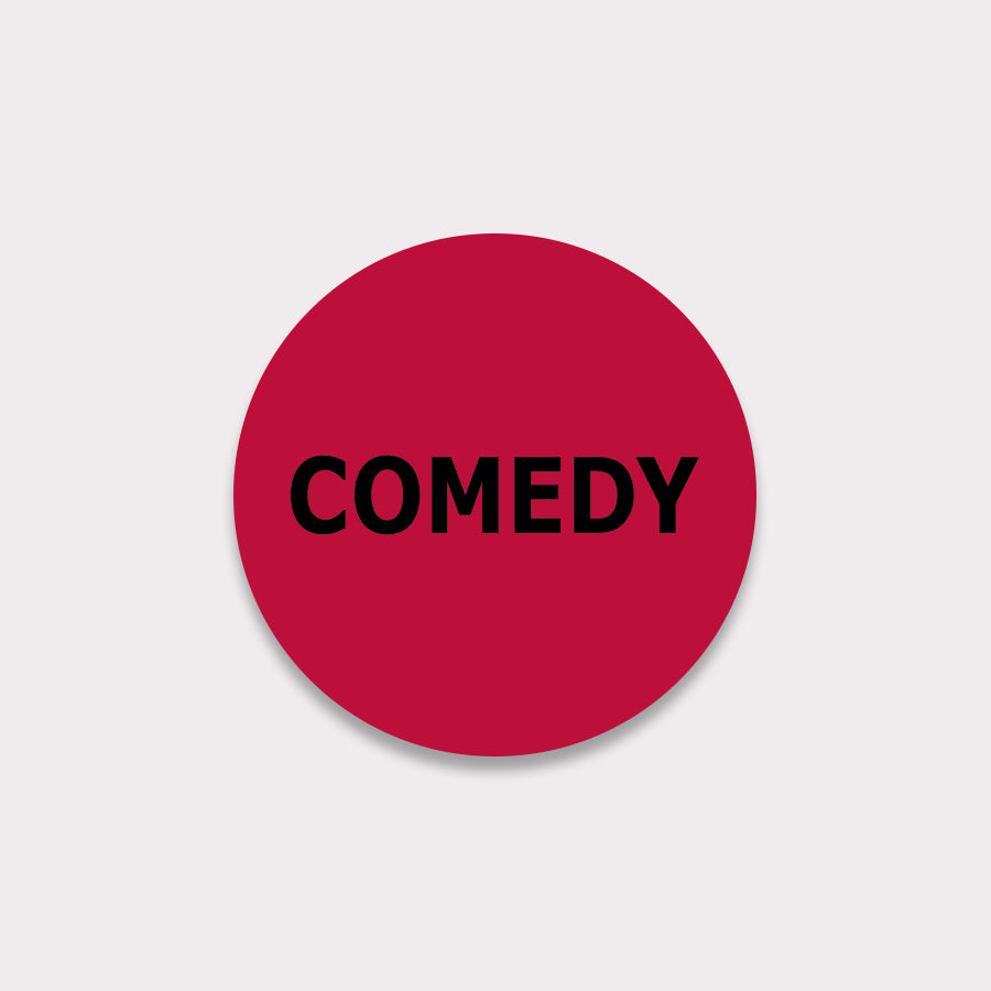 Comedy VHS Stickers, 10-pack