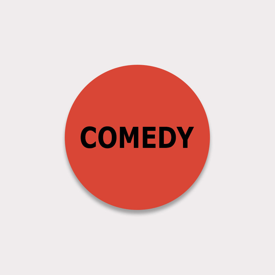 Comedy VHS Stickers, 10-pack