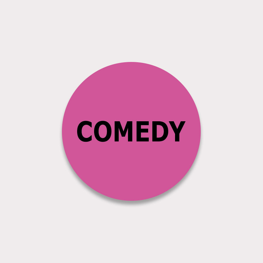 Comedy VHS Stickers, 10-pack