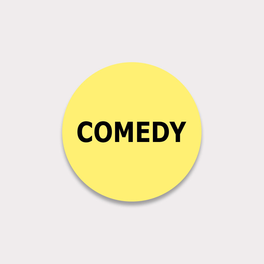 Comedy VHS Stickers, 10-pack
