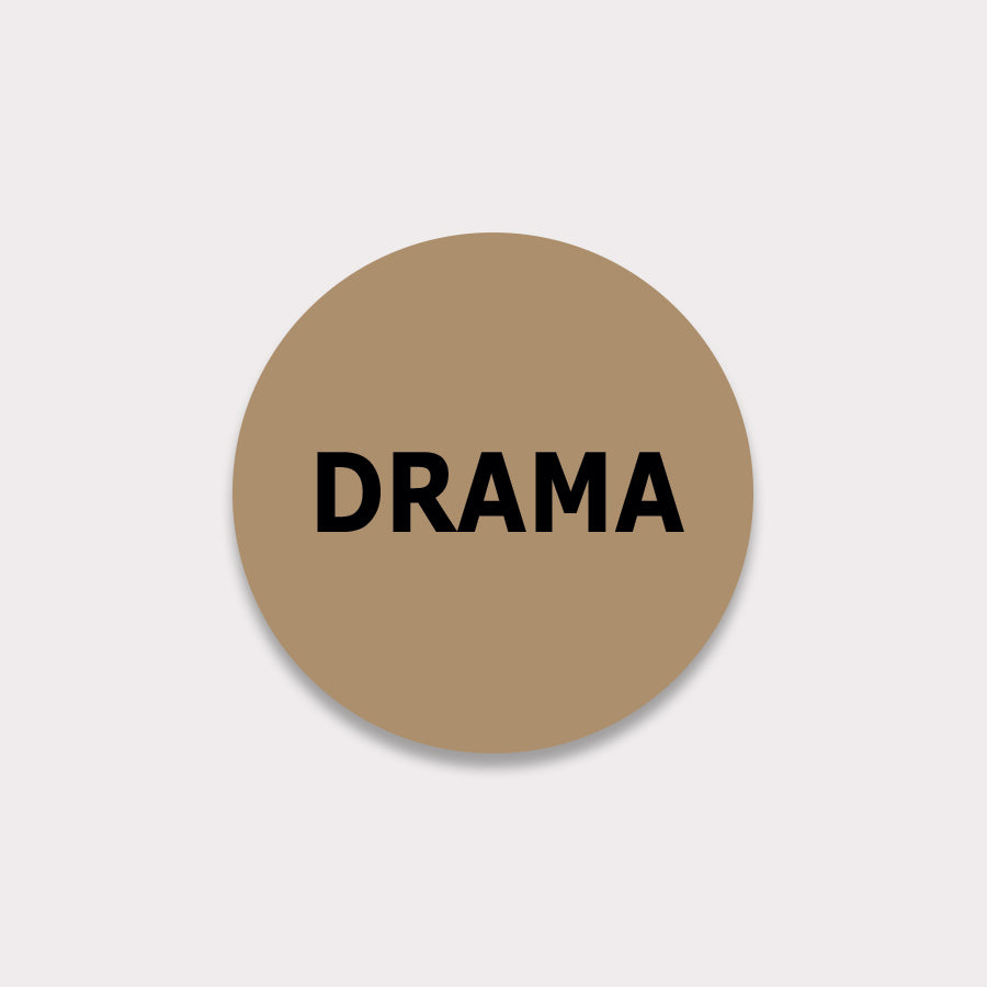 Drama VHS Sticker 10er Pack