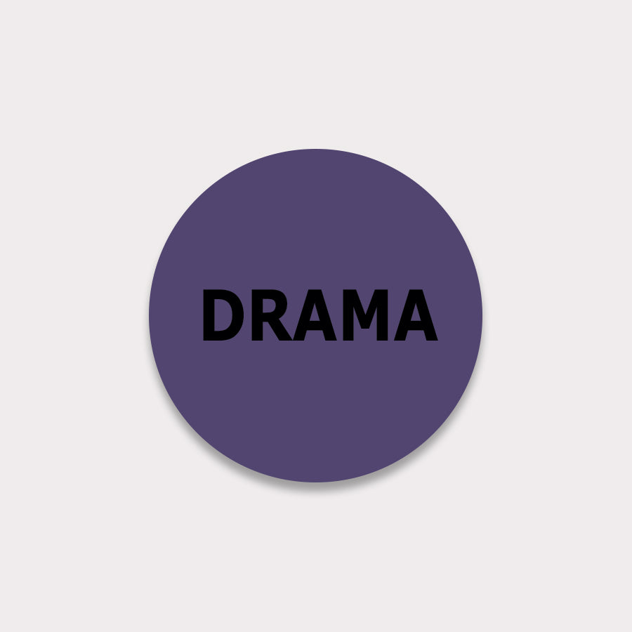 Drama VHS Sticker 10er Pack