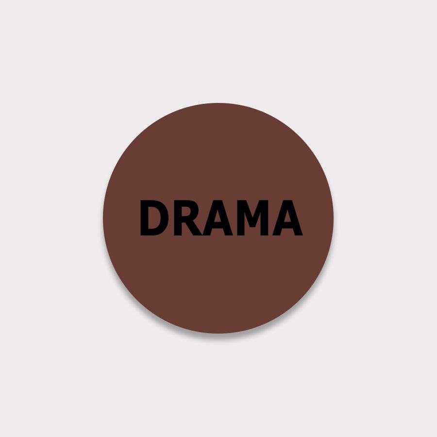 Drama VHS Sticker 10er Pack
