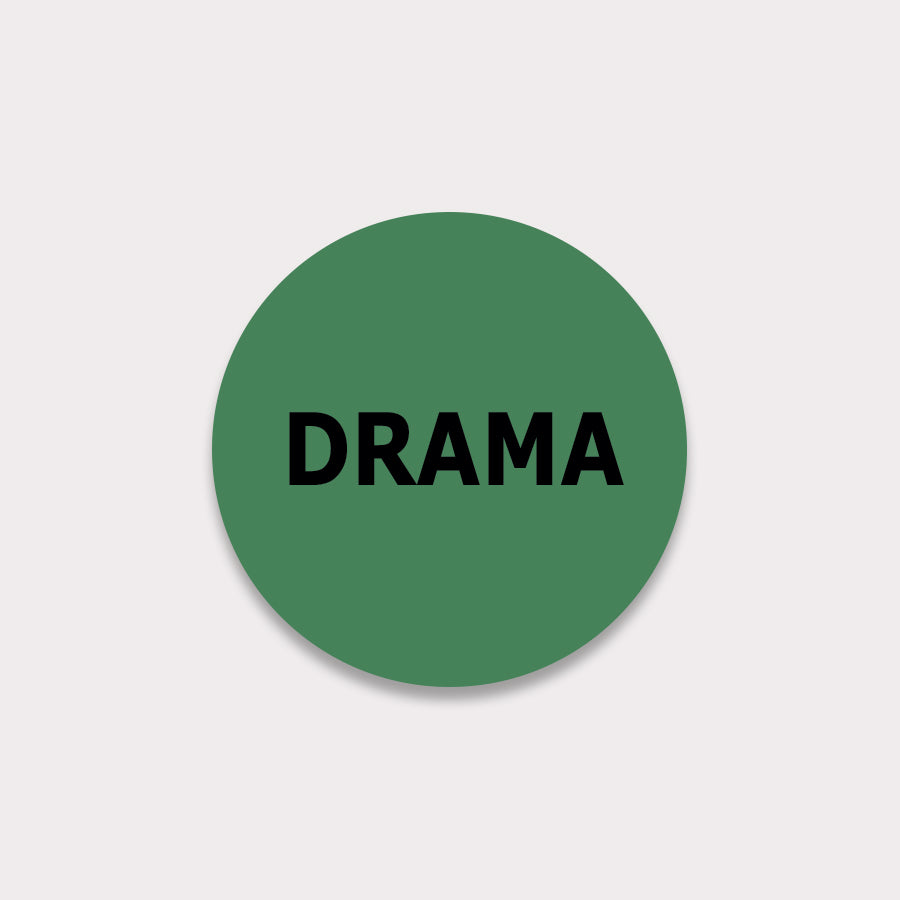 Drama VHS Stickers, 10-pack